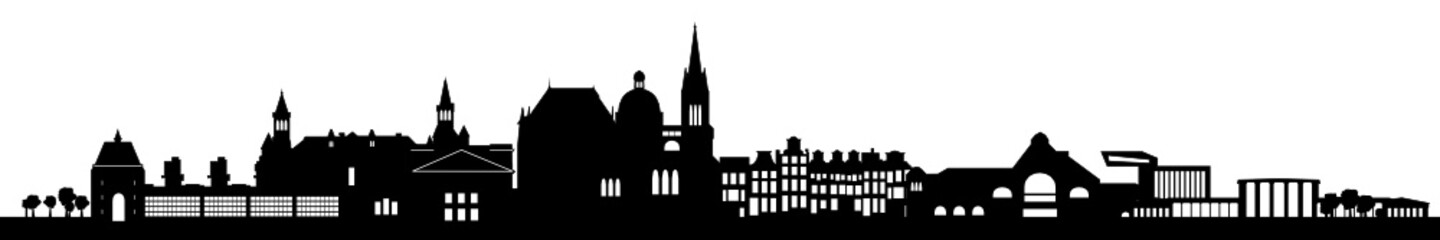 Obraz premium Aachen Skyline