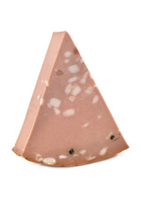 Slice of mortadella