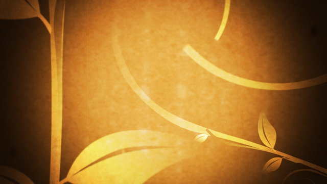 Vines & Leaves Growing (Grunge Flourish)