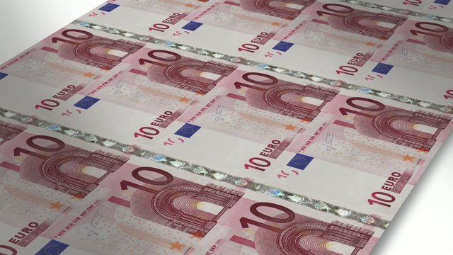Mint - Printing 10 euro bills