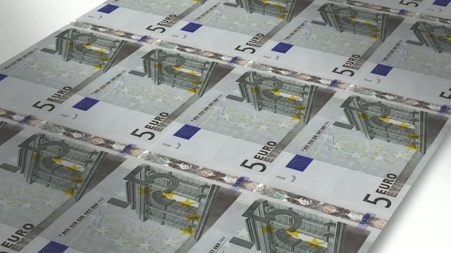 Mint - Printing 5 euro bills