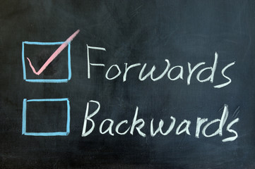Forwards or backwards