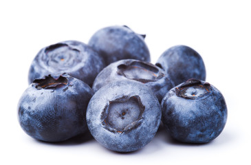 heap of blueberries