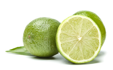 limes on white