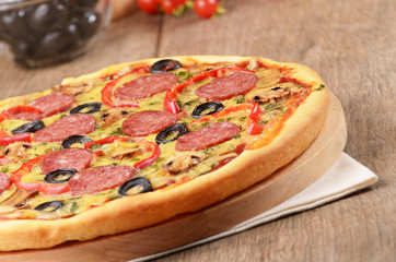 Pepperoni pizza