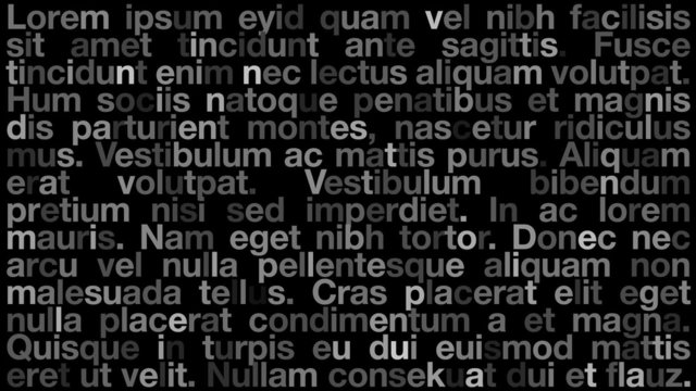 Abstract Text Design (Lorem Ipsum)