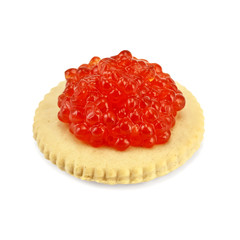 Caviar on a cracker