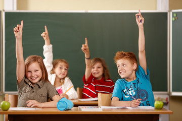 Grundschüler melden sich