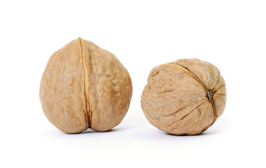 Two walnuts.