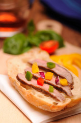 Kanapka z wołowiną