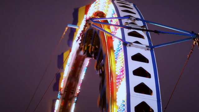 Roller Coaster at Carnival Midway