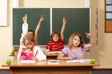 Grundschüler melden sich