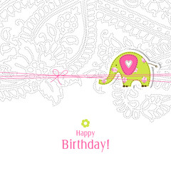 Greeting card with copy space