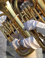 Two Tuba Players