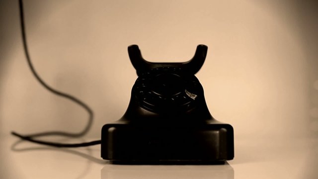 Video vintage telephone