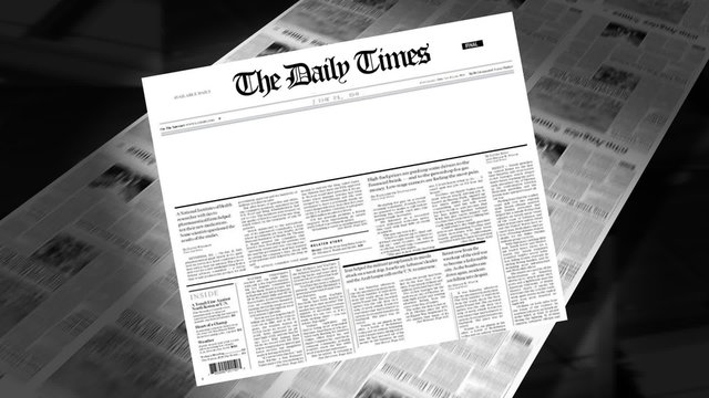 Blank - Newspaper Headline (Intro + Loops)