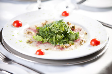 Fish carpaccio