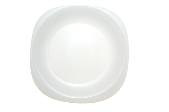 White plate