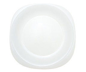 White plate