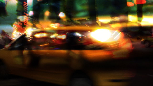 NYC Streets, Taxis, Traffic & People (Montage)