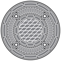 manhole cover (manhole street cover)