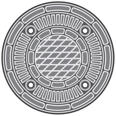 manhole cover (manhole street cover)