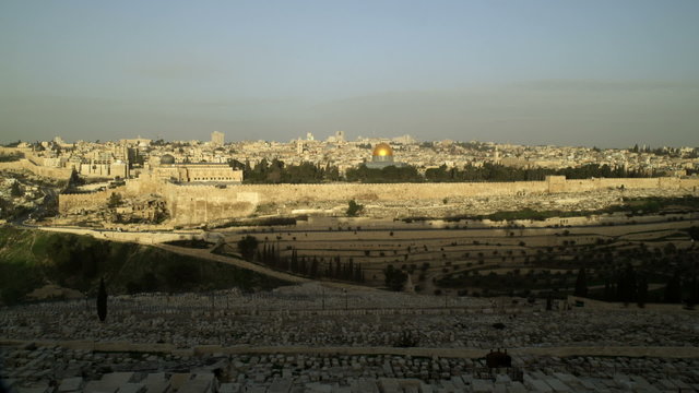 Stock Video Footage of Old Jerusalem filmed in Israel at 4k with Red.