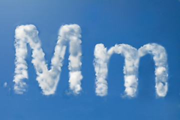 m font clouds.