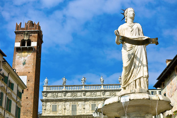 Naklejka premium Piazza delle Erbe, Verona