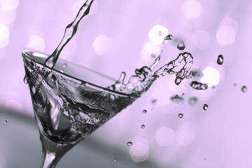 Pink martini splash