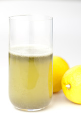 lime and lemon juice with parsley