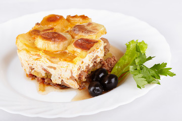 Greek cuisine. Moussaka