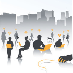 isolate of people in wireless world