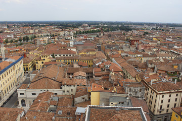 Fototapeta na wymiar View of Verona, from the Tower of Lamberti