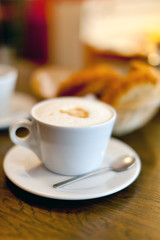 coffee and croissant