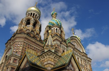 Fototapeta na wymiar Kościół na Krwi rozlane, Sankt Petersburg