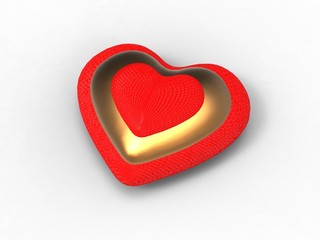 both sides of the heart