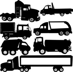 tracks collection - vector