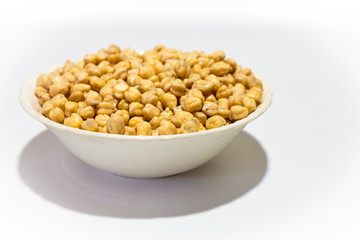 Bowl with chickpeas