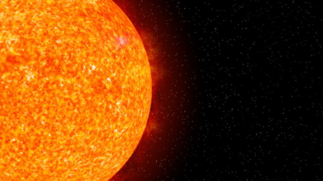 Sun on Fire (HD Animation Loop)