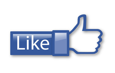 Fototapeta premium Thumb up like button 3