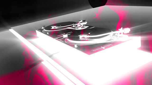 Turntable DJ Divas V1, HD 1080 Loop