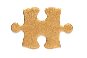 Fototapeta premium Golden Puzzle