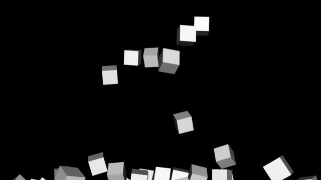 Exploding Through 3D Block Wall
