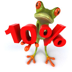 Grenouille et 10%