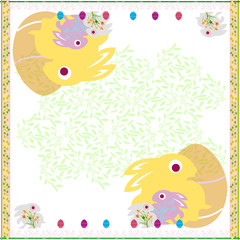 Easter Rabbits white