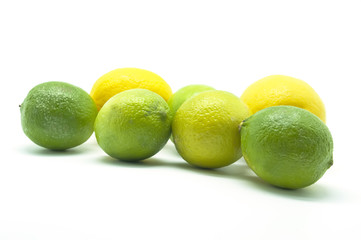 Limes and  lemons