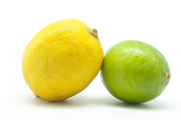 Lime and  lemon
