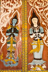 One door of the temple