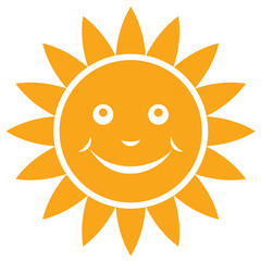 Smiling sun